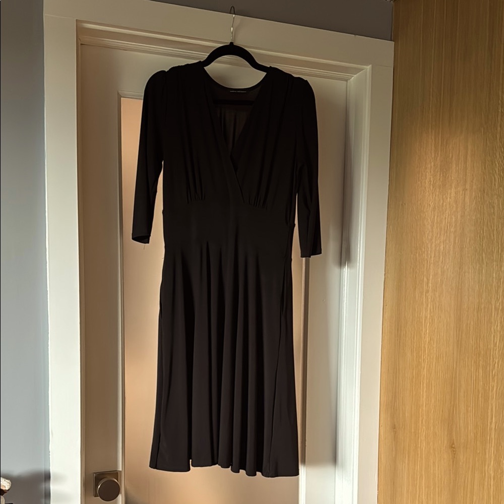 Audrey Whitmore Middleton Fit and Flare Black Dress